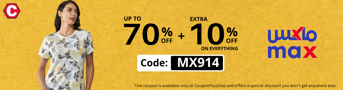 Verified Max Fashion Coupon Code UAE 80 OFF FREE Shipping 2024